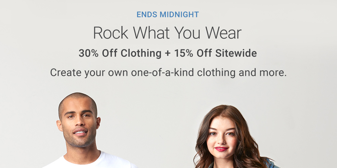 30% Off Clothing + 15% Off Sitewide | USE CODE: TSHIRTSNMORE