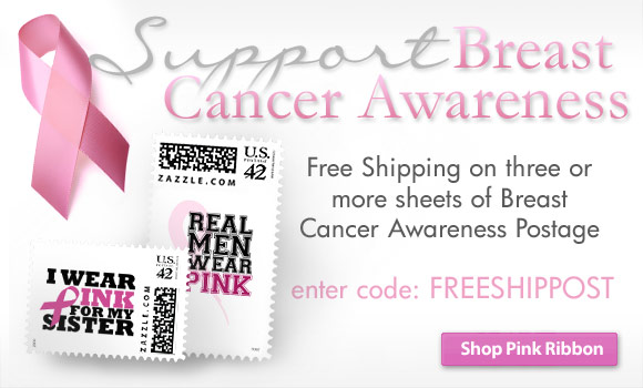 Shop Breast Cancer Awareness Postage!