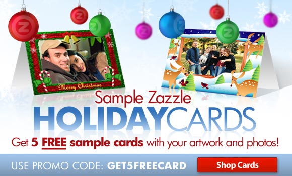 5 Free Sample Cards from Zazzle!