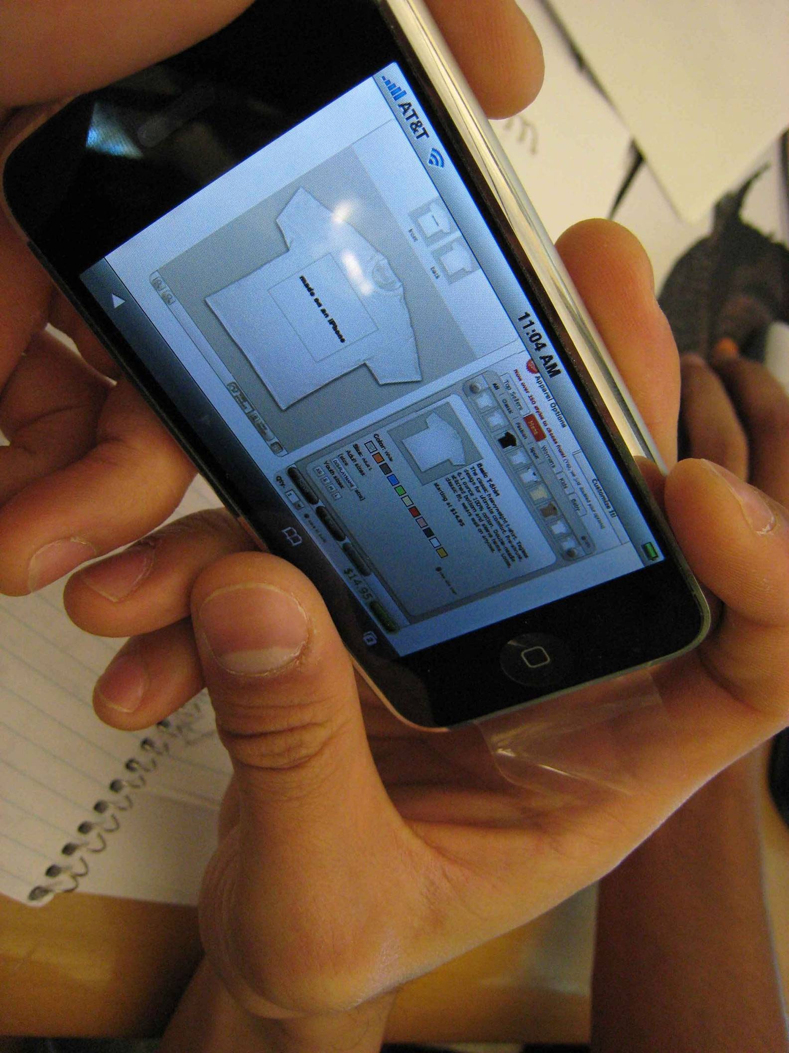 First Zazzle Shirt Made on an iPhone! Zazzle Blog