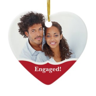 Engagement Announcement Ornament