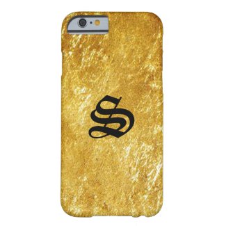 Gold Monogram iPhone 6 Case