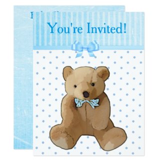 You&#39;re Invited, Teddy Bear Baby Shower Invitations