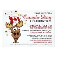 Canada Day Celebration Invitation