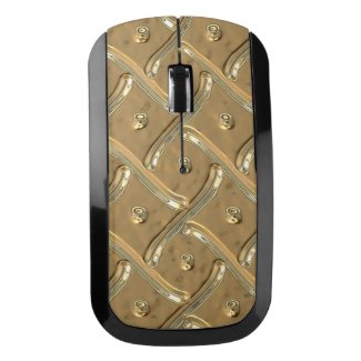 Cool Golden Wireless Mouse