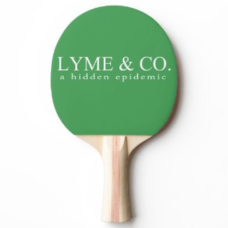 Lyme & Co. | Lyme Disease Awareness Ping-Pong Paddle