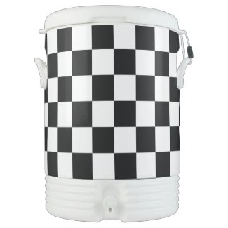 The Checker Flag Beverage Cooler