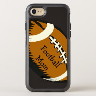 Football Mom Sports Brown OtterBox Symmetry iPhone 7 Case
