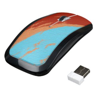 Red Blue Orange Wireless Mouse