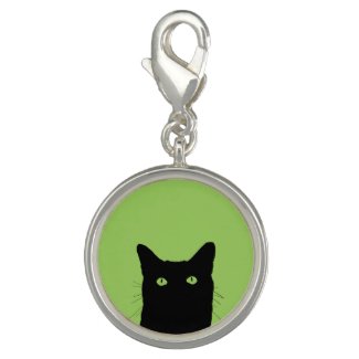 Customized Black Cat Charms