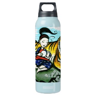 Oriental and Tiger Graffiti Thermal Bottle