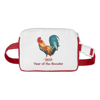 2017 Chinese New Year of Rooster Nylon Fanny Pack