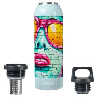 Face Graffiti Thermal Bottle