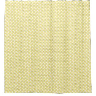 Yellow Floral Shower Curtain