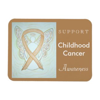 Childhood Cancer Awareness Angel Custom Magnet