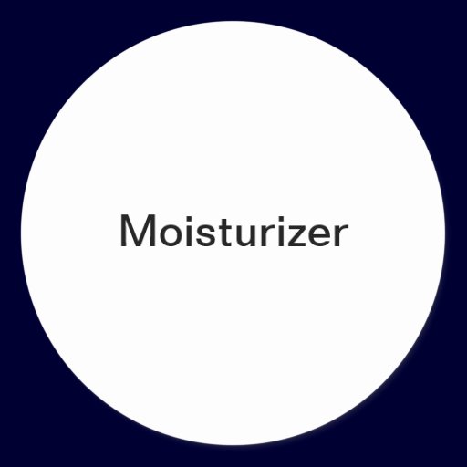 Moisturizer Label/ Sticker
