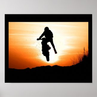 Custom Dirt Bike Poster