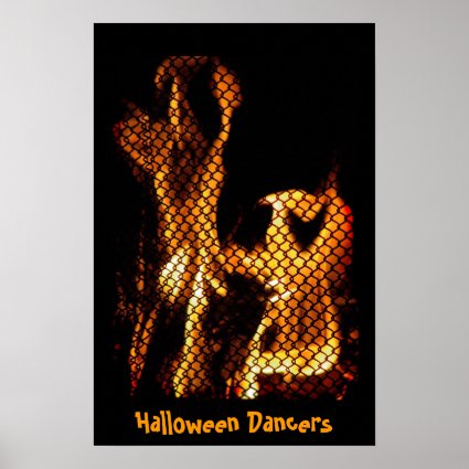 Halloween Dancers Poster