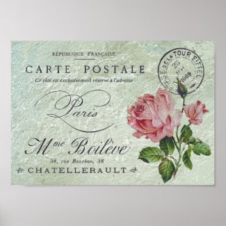 Petite Rose Confection Poster