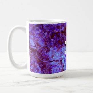 Hydrangea Paisley monogram Coffee Mug