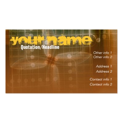 GUITAR "FRETS" Business card