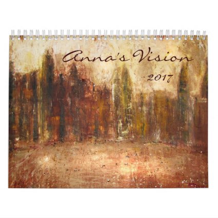 Annas Vision 2017 Fine Art Painting Wall Calendar