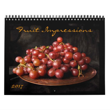 Fruit Impressions 2017 Food Photography Calendar