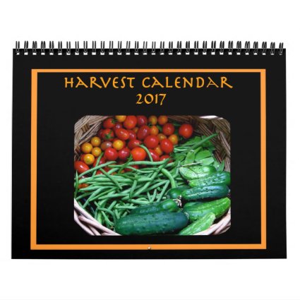 Food Garden Harvest 2017 Kitchen Nature Calendar