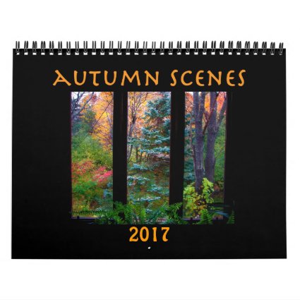 Autumn 2017 Nature Art Photography Wall Calendar