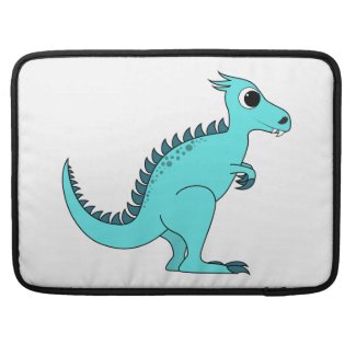 Blue Dinosaur Sleeves For MacBooks