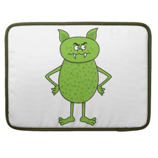 Cute green goblin cartoon sleeves for MacBook pro