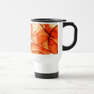 Orange Leaf Travel Mug