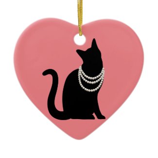 Princess Black Cat Ornament