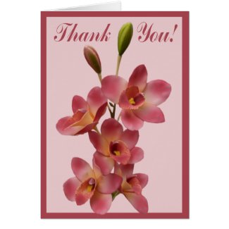 All Ocassion Flower Thank You Note Card