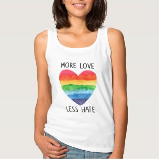 More Love Less Hate Tank Top