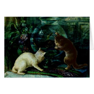 Curious Kittens Card