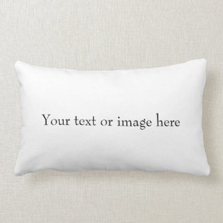 Indoor Lumbar Design Your Own Pillow