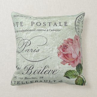 Petit Rose Confection Throw Pillow