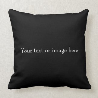 Indoor Square Design Your Own Throw Pillow