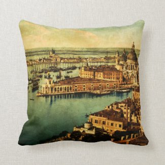 Venice Observed Throw Pillow