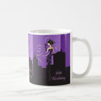 Classy Diva Birthday or Bachelorette Girl | Purple Coffee Mug