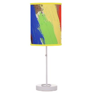 Modern Paint Strokes Custom Lamp