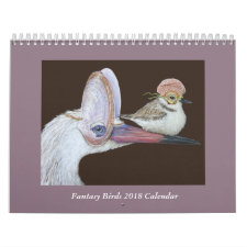 Fantasy Birds 2018 Calendar