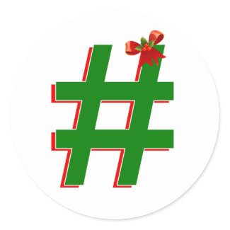 #Christmas #HASHTAG - Hash Tag Symbol