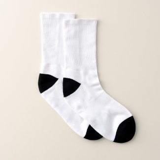 All-Over-Print Socks, Small (US Men 5-7 / US Women 5-9)
