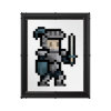 8-Bit Knight Pixel Art Poster | Zazzle.com