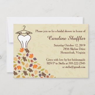 Fall Wedding Invitations & Announcements | Zazzle