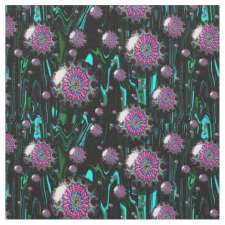Fabric Fractal Pattern Design by Artful Oasis