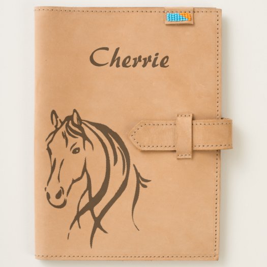 Horse Head Handmade Leather Personalized Journal