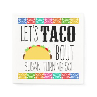 Taco 'Bout Birthday Party Paper Napkins